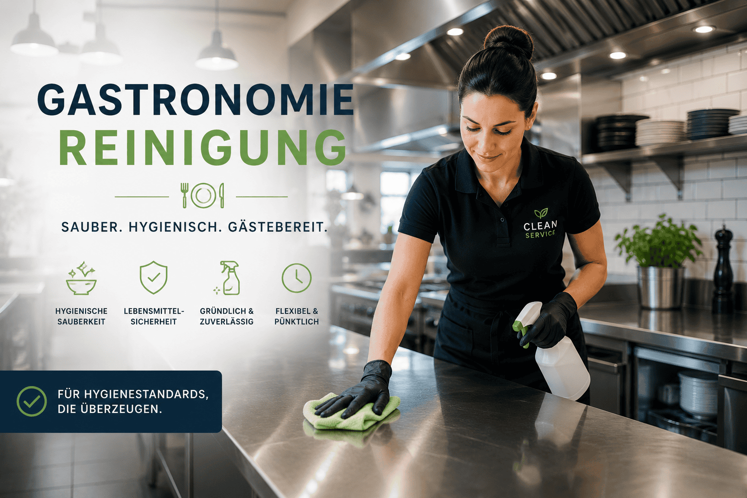 Gastronomiereinigung Österreich — intensive Gastronomiereinigung von Bling Bling Premium Reinigung für Wien, Graz, Linz, Salzburg