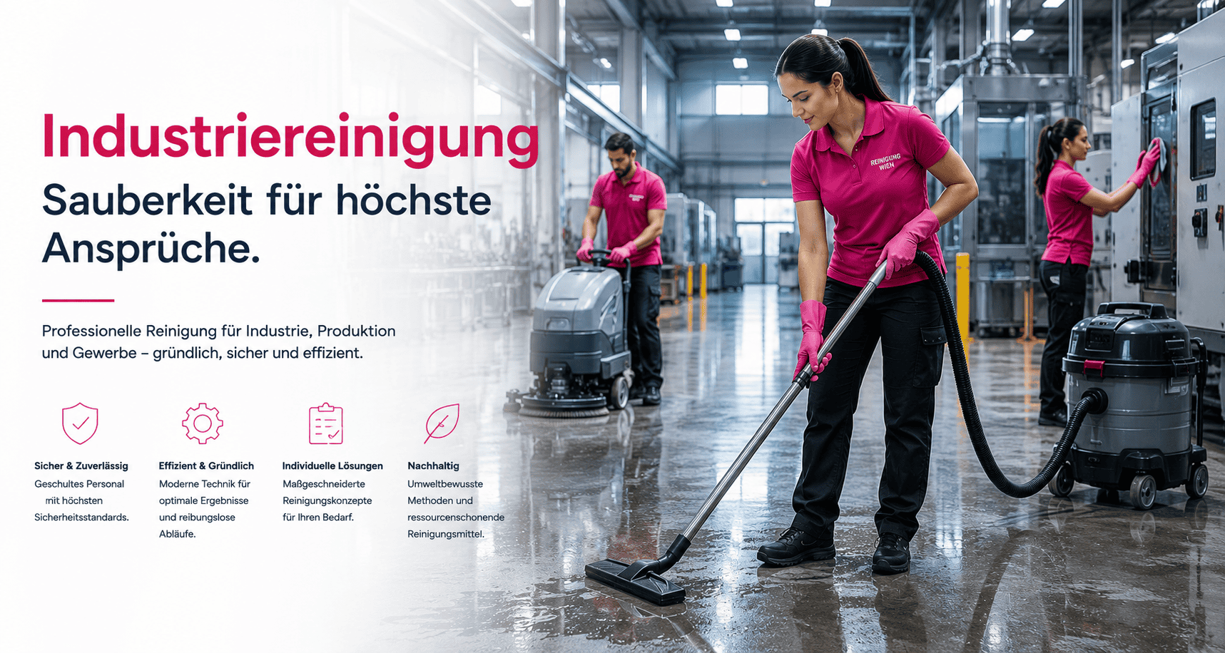 Industriereinigung Salzburg — Bling Bling Premium Reinigung, Maschinen, Anlagen, Hallen