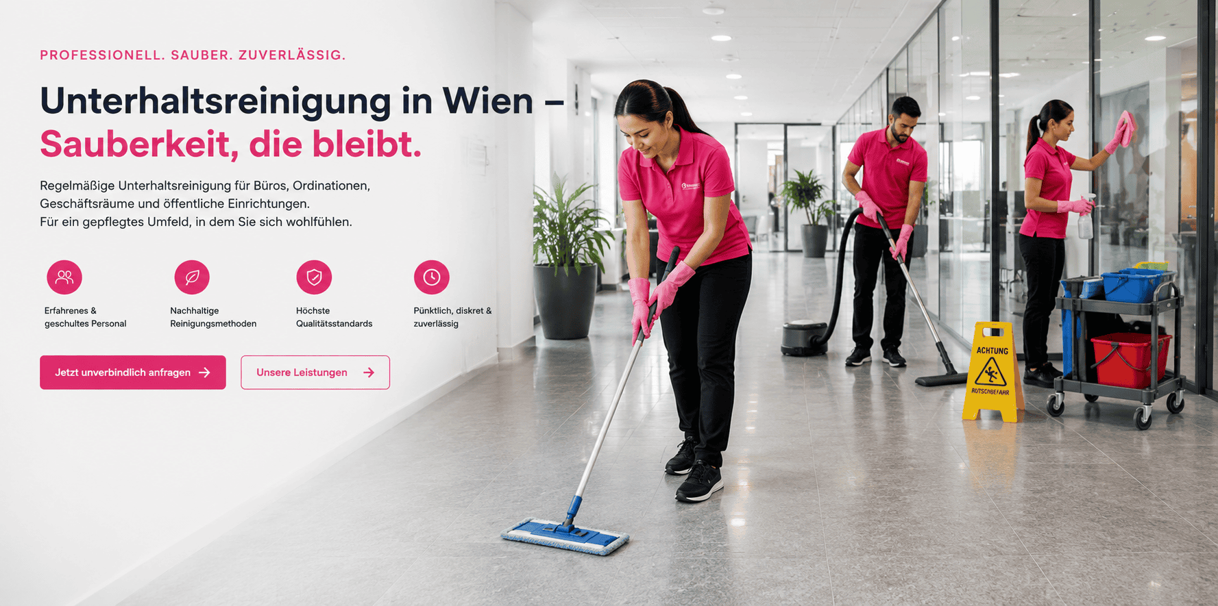 Unterhaltsreinigung Wien